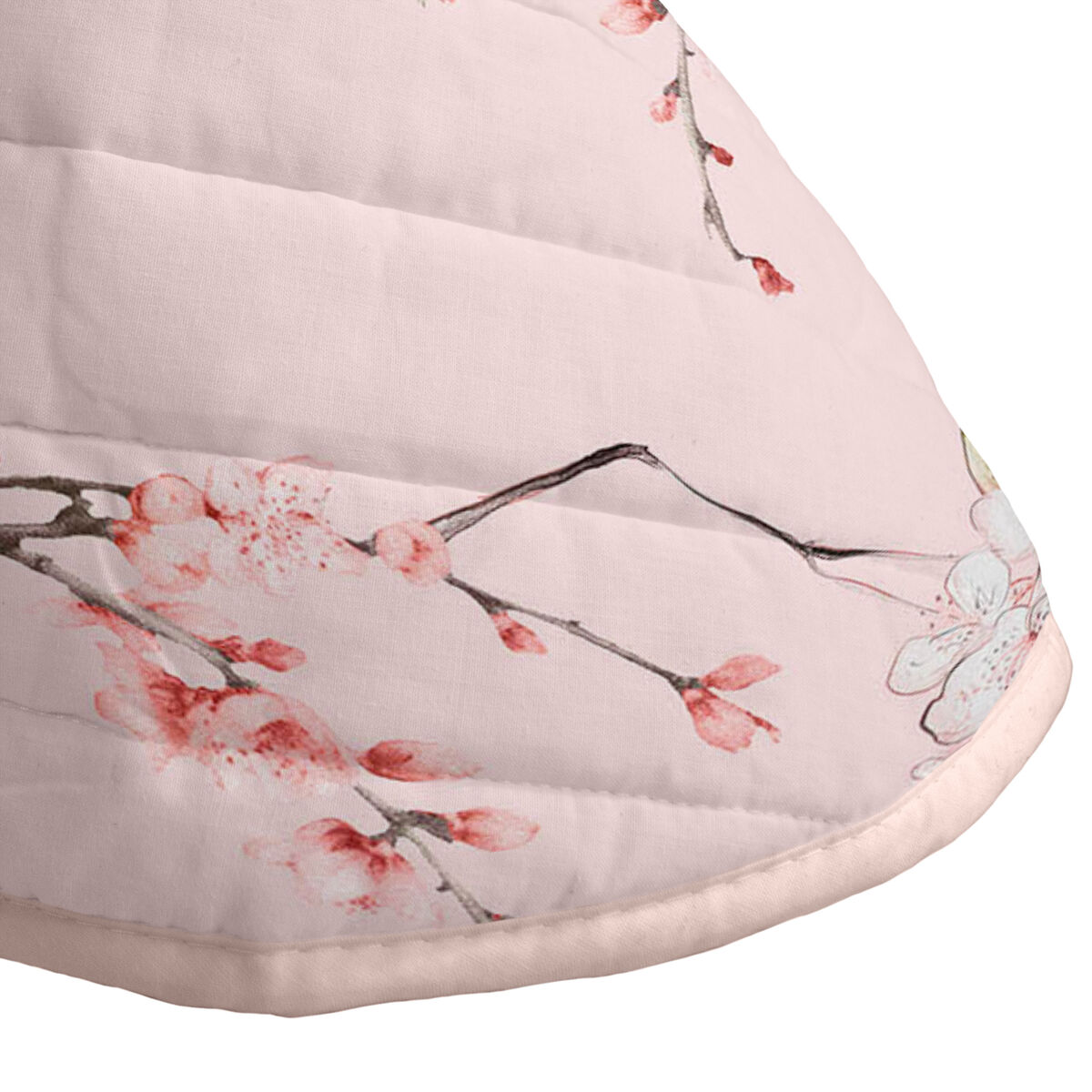 Colcha HappyFriday HF Chinoiserie Multicolor Cor de Rosa 240 x 260 cm